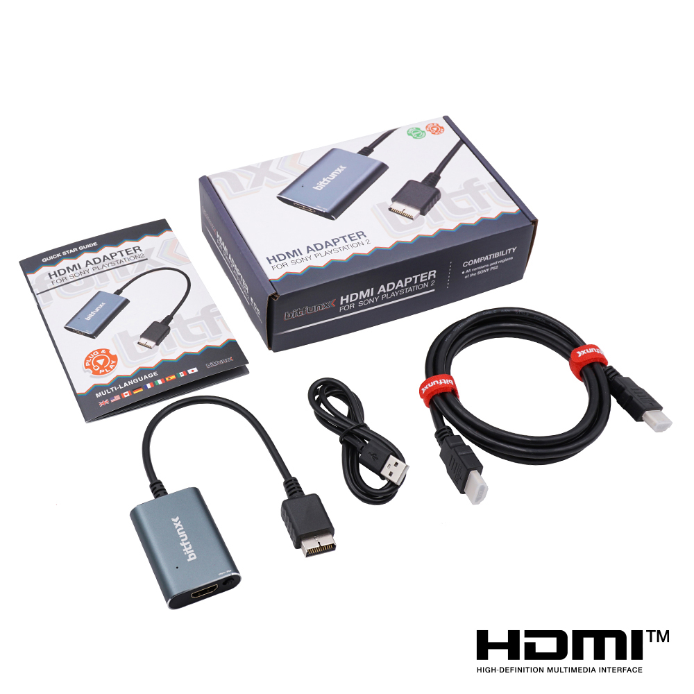 Gaming Console All In One - Bitfunx RGB/Component To HDMI ™ Аудио-видео