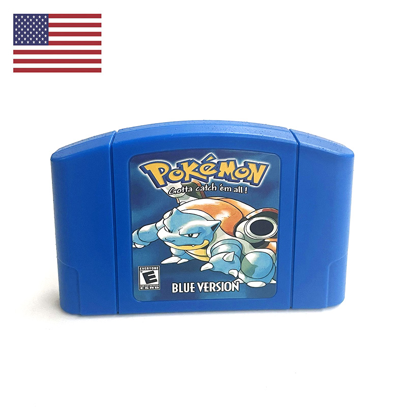 Gaming Console Vintage - Игровой картридж для N64: Pokemon Blue