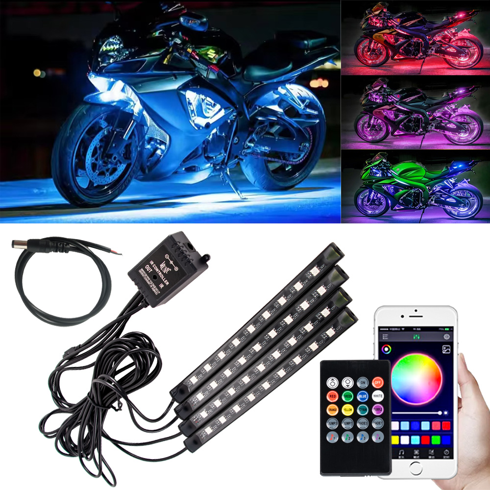 Led Gaming Light Strip - Светодиодный светильник для ног для мотоцикла,