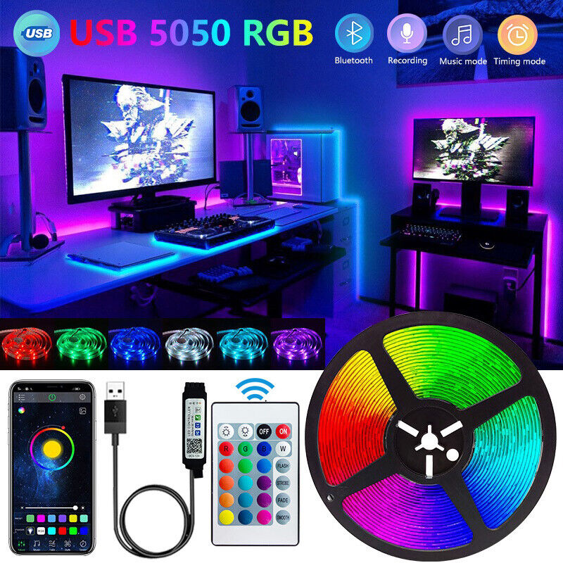 Led Gaming Light Strip - Светодиодная лента с Bluetooth 5050, умное