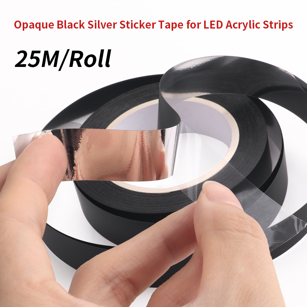 Led Gaming Light Strip - 25 м/рулон, матовая черная лента для