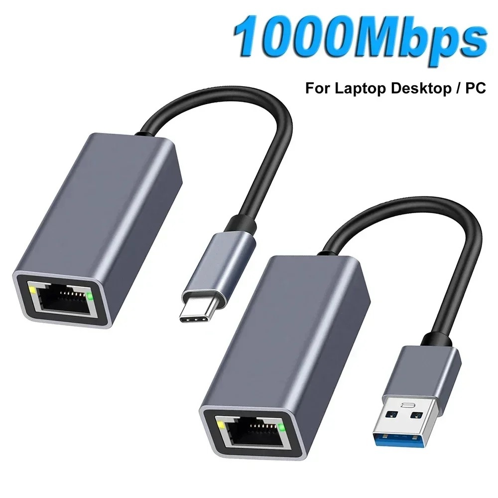 Lan Cable Gaming - Адаптер USB Type C Ethernet Сетевая