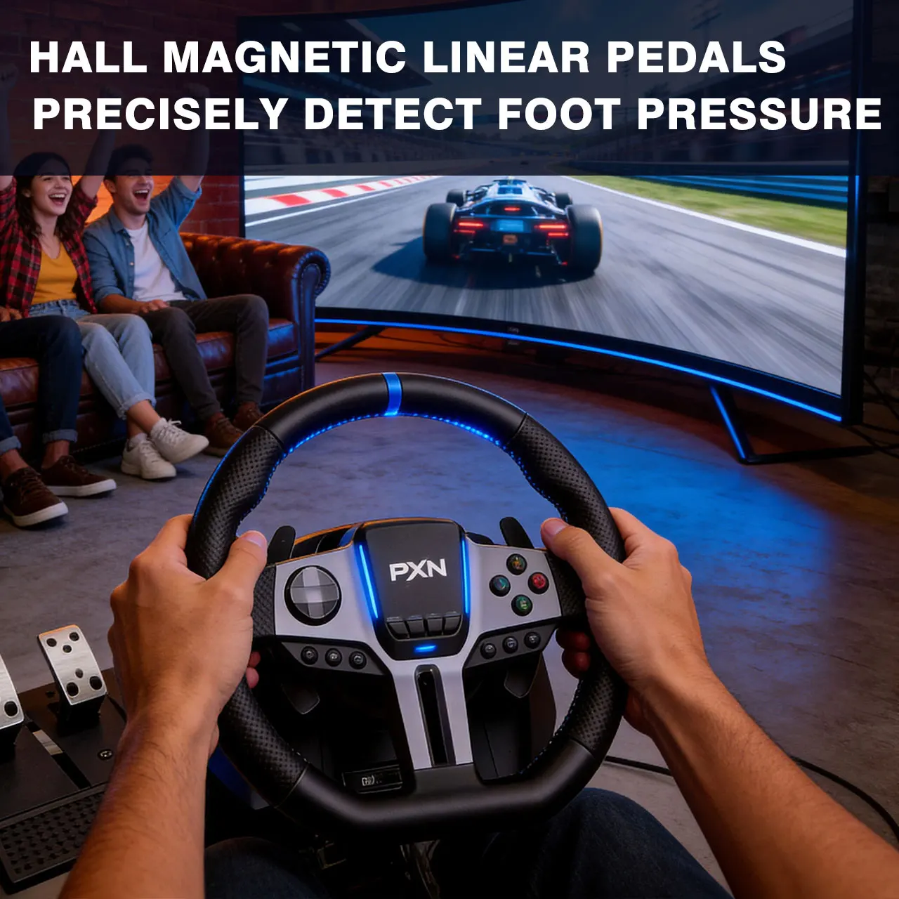 PXN V9 Gen2 Гоночный руль 270  – обзор и цена Steering Wheel Gaming