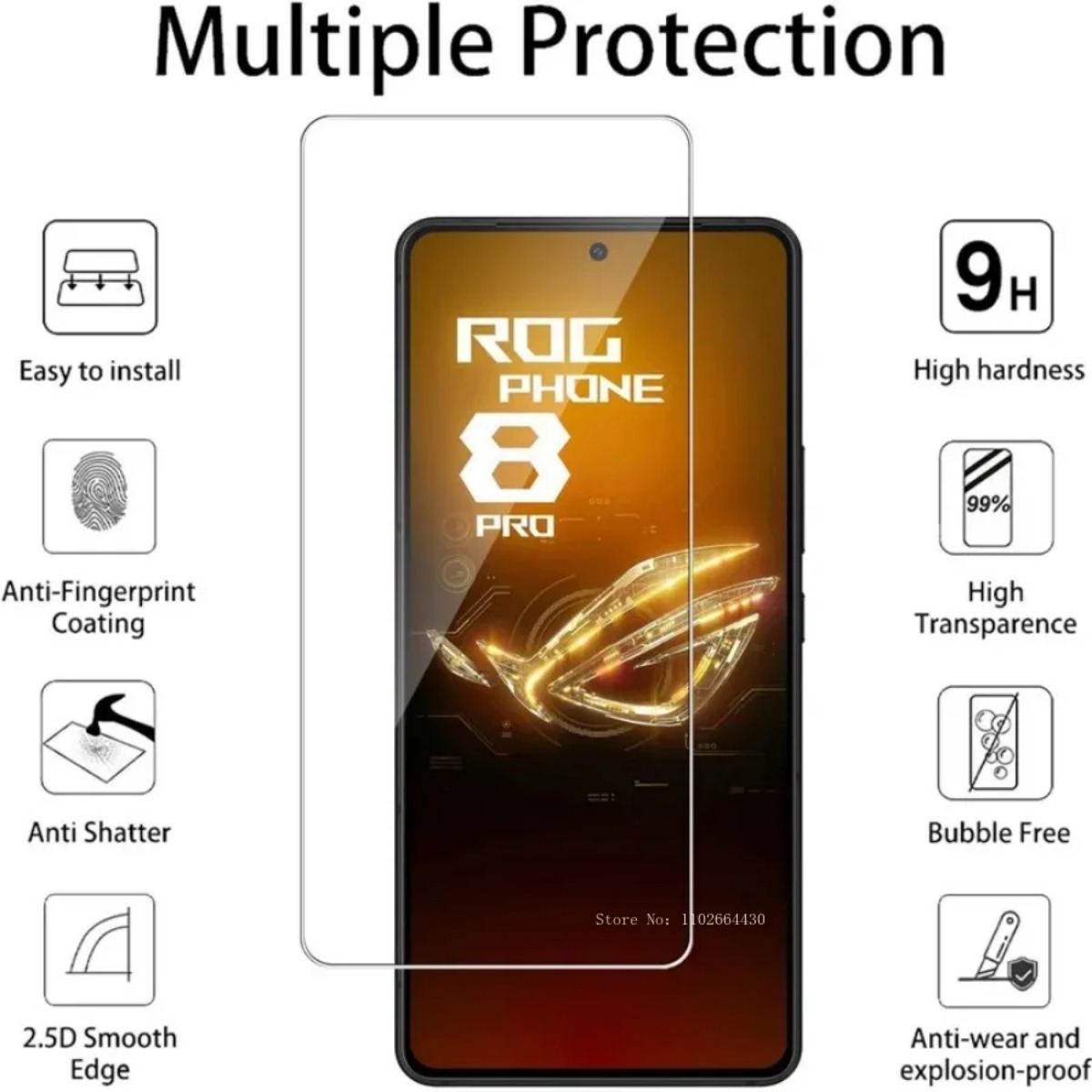 Закаленное стекло HD для Asus  – обзор и цена Gaming Console Asus Rog