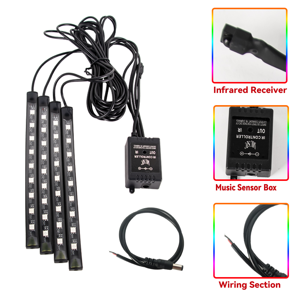 RGB светодиодный мотоциклетный – обзор и цена Led Gaming Light Strip