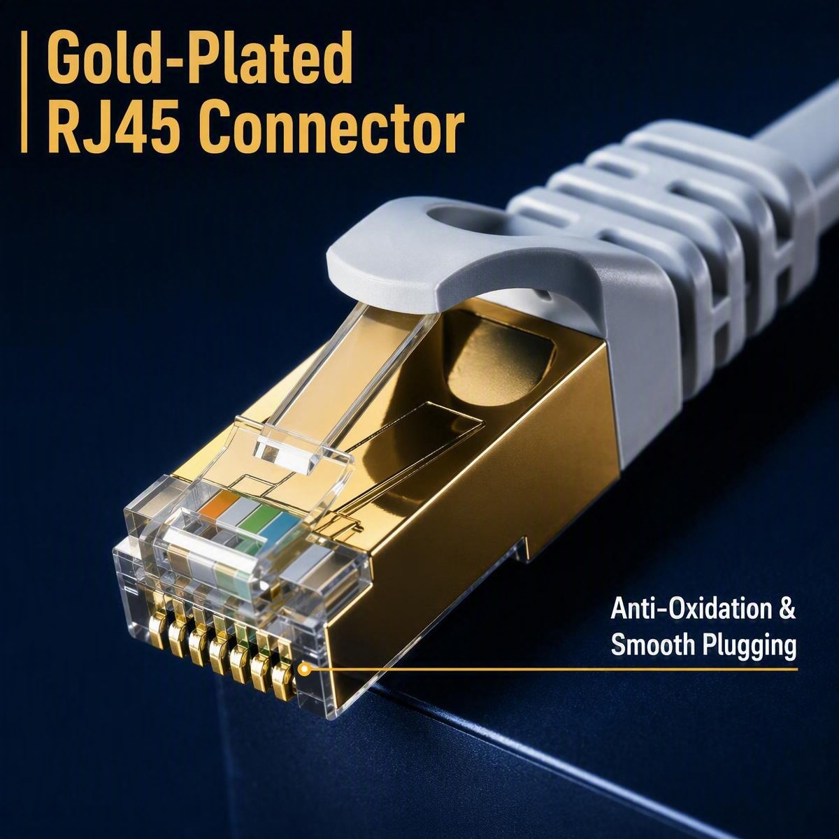 Плоский Ethernet-кабель Cat7,  – обзор и цена Lan Cable Gaming