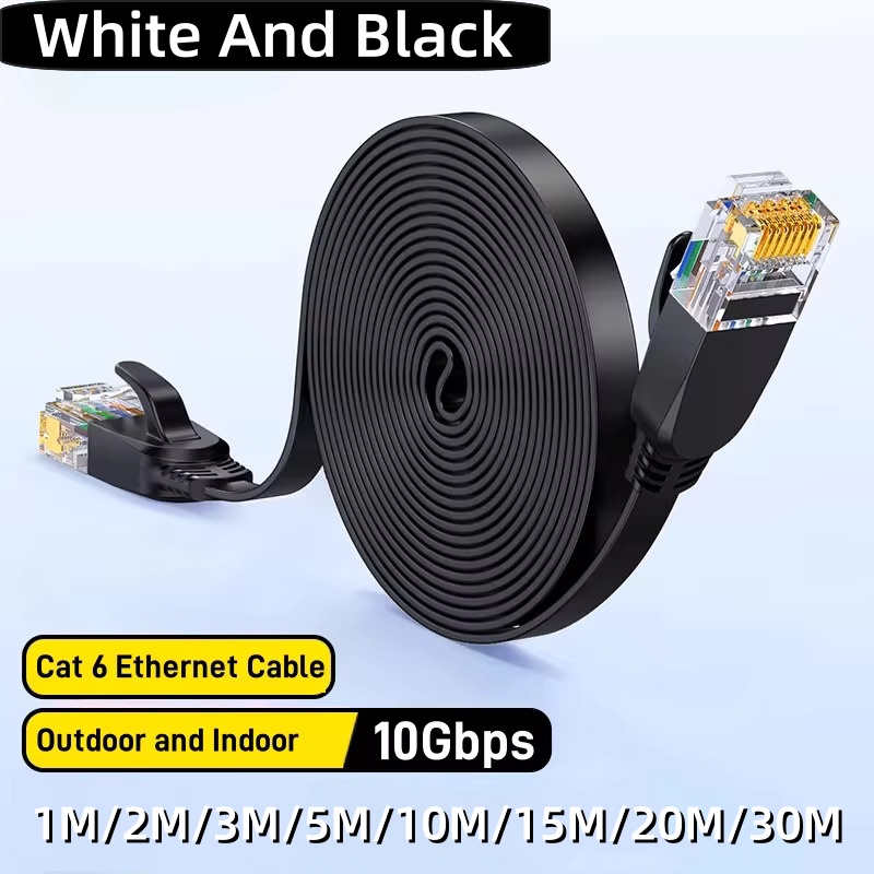Плоский кабель Ethernet Cat 6, – обзор и цена Lan Cable Gaming