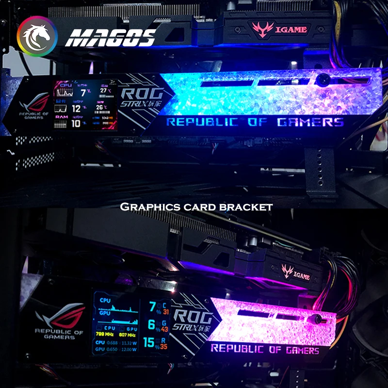 DIY 2,2-дюймовый кронштейн для – обзор и цена Gaming Console Monitor