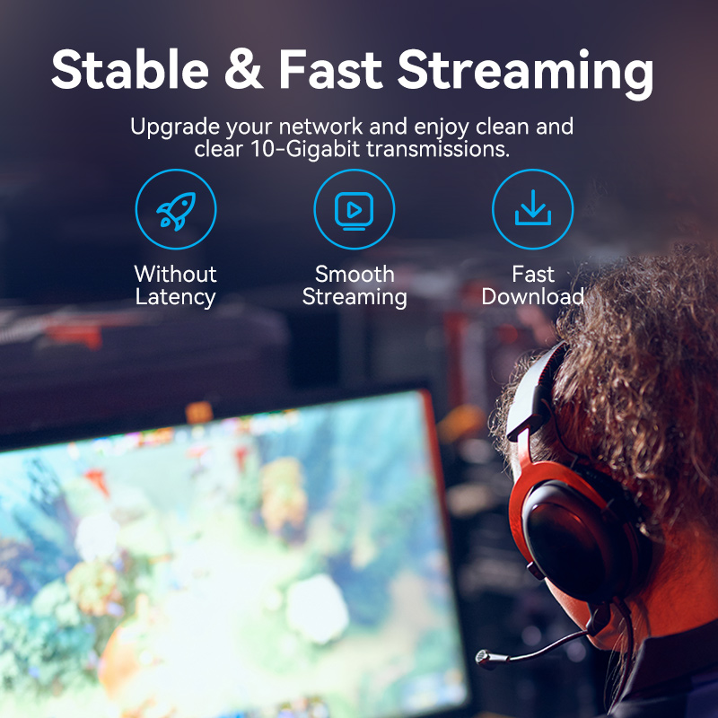 Ethernet-кабель Vention CAT6A  – обзор и цена Lan Cable Gaming