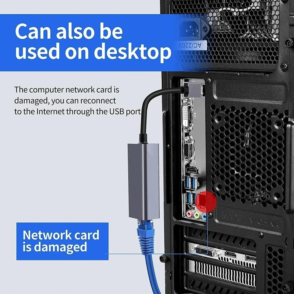 Адаптер USB Type C Ethernet Се – обзор и цена Lan Cable Gaming