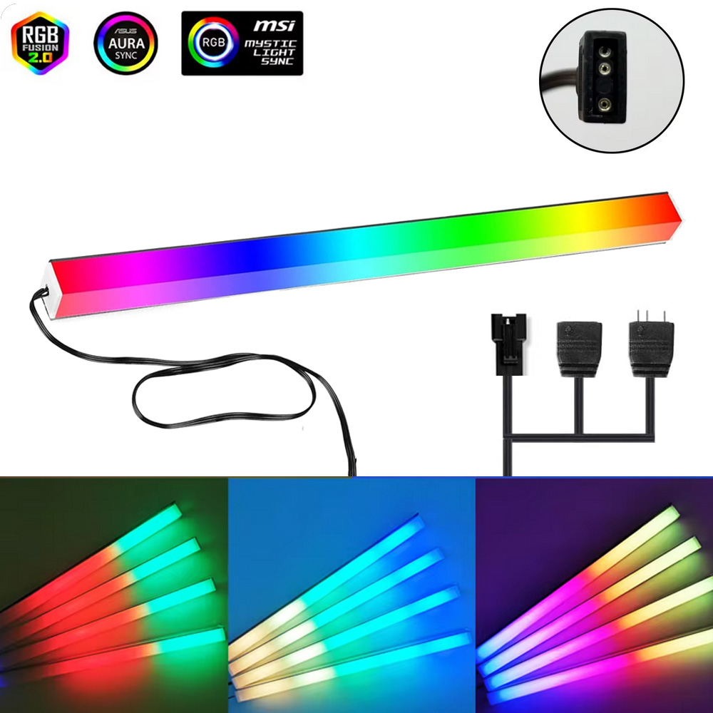 5V ARGB 3-контактный разъем дл – обзор и цена Led Gaming Light Strip